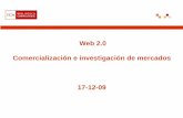Web 2.0 Comercialización e investigación de mercados … social 17-1… · Actualización de contenidos: noticias y alertas ... Permite visualizar los contenidos sindicados a través