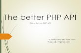 The better PHP API - MikroTikmum.mikrotik.com/presentations/BG14/boen-en.pdf · The better PHP API (По-доброто PHP API) By Vasil Rangelov a.k.a. boen_robot