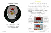 Manual do Usuário Calibrador de Pneus CLB-750/850 … · 5 CLB-750/850-GII-REVC - Visualize o valor da pressão no display do CLB. - Conecte o bico de inflar pneus no pneu (automaticamente