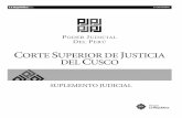 CORTE SUPERIOR DE JUSTICIA DEL CUSCO · ... seguido por el BANCO FINANCIE-RO DEL PERU contra ... DE RECONOCIMIENTO DE PATERNIDAD ... de la demanda y el auto admisorio y en aplicación
