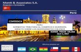 PERU: NORMATIVA TRIBUTARIA AL COMERCIO E … Normativa... · - Tipo societario MINUTA Apertura de cuentas ESCRITURA PUBLICA Inscripción en Registros Públicos ... Empresa Individual