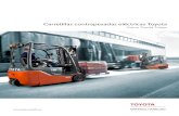 Carretillas contrapesadas eléctricas Toyota 48V.pdf · 2 Toyota Traigo gama completa de carretillas contrapesadas eléctricas de Toyota Material Handling Diseño compacto ideal para