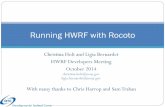 Running HWRF with Rocoto - dtcenter.org · 2 Why we need Rocoto ! Rocoto acts like a server at a restaurant ! A few things can be done right away when we arrive at the table ! Menus,