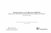 Principios y Criterios RSPO - Indepaz – Instituto de ... · en la agroindustria de la palma de aceite, comprometidos con la promoción de la producción sostenible del aceite de