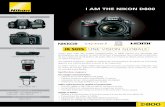 I AM THE NIKON D800 - Le Moyen Format Paris Produits D800.pdf · Nikon D800 Accessoires optionnels Conçu pour créer des images exceptionnelles, le D800 répond aux demandes des