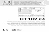 CT102 24 - automaticsolutions.com.au · Central para un motor 24 Vdc, para puerta de corredera, portón basculante o barreras Steuergerät für einen Motor 24 Vdc, für Schiebetor,