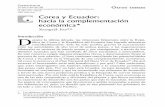 Corea y Ecuador: hacia la complementación económica*repositorio.uasb.edu.ec/bitstream/10644/3696/1/10-OT-Yoo.pdf · urante la última década, las relaciones bilaterales entre la
