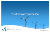 Tuulivoima Suomessa - tuulivoimayhdistys.fi · Tuuliwatti Oy 23 % Taaleri Pääomarahastot Oy 14 % EPV Tuulivoima Oy 11 % Suomen Hyötytuuli Oy 7 % wpd Finland Oy 7 % Allianz 4 %