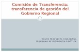 Comisión de Transferencia: transferencia de gestión …propuestaciudadana.org.pe/.../Transferencia-Gestion-GR-Cusco.pdf · razón en el acta de transferencia y se hará de conocimiento