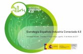 Estrategia Española Industria Conectada 4 - innovarioja.tv · Primer telar mecánico Producción en cadena Energía eléctrica Primera cadena de montaje ... COMUNICACIÓN DE LA COMISIÓN