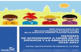 Memoria Infancia 6-4-2018 · convierta en un lugar de bienestar y calidad para los niños, ... sociedad a la que pertenecen y opinar libremente sobre los ... -Proyecto educativo ...