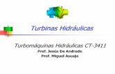 Turbinas Hidráulicas - guiasusb.files.wordpress.com · Turbinas Hidráulicas TurbomáquinasHidráulicasCT-3411 Prof. Jesús De Andrade Prof. Miguel Asuaje