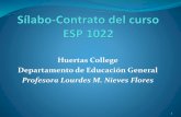 Huertas College Departamento de Educación General · El proceso de composición Pre-autoevaluación ... Práctica supervisada Uso de recursos audiovisuales ... (Ejemplo: Informe