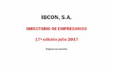 IBCON, S.A.€¦ · Directorio de empresarios de la ciudad de México (por apellido) 3 ... selección, impresión de etiquetas y envío de correos electrónicos desde el CD).
