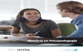 Maestría en Psicopedagogía - static.unir.net · UNIR México - Maestría en Psicopedagogía 3 En la actualidad, la figura profesional del psicope-dagogo en los centros educativos