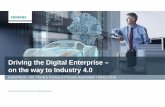 Driving the Digital Enterprise – on the way to Industry 4 · Restricted/ © Siemens AG 2016. All Rights Reserved. Página6 Marzo 2016 Industria 4.0 El futuro de la fabricación