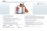 Electrobombas sumergibles de DRENAJE tecnicas/pedrollo/desagote/RX.pdf · utilizo externo según la normativa EN 60335-2-41 ... Empresa con sistema de gestión certificado DNV ...