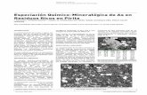 Especiación Químico-Mineralógica de As en Residuos ... · revista de la sociedad española de mineralogía ... Nesbitt, HW; Muir, J; Prawn, AR (1995). “Oxidation of arsenopyrite
