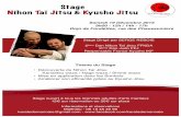 Stage Nihon Taï Jitsu & Kyusho Jitsu - cd37karate.free.frcd37karate.free.fr/cd37karate/_pdf/telechargement/stageKyusho... · Nihon Taï Jitsu & Kyusho Jitsu Stage Dirigé par SERGE