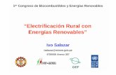 “Electrificación Rural con Energías Renovables”minagri.gob.pe/portal/download/pdf/especiales/bioenergia/Congreso... · Energía y Minas. Proyecto PER/98/G31 “Electrificación