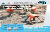 Adhesivos, Aditivos y Productos para Concreto - …retex.com.mx/images/pdfs_folleteria/2018/dip_aditivos2018.pdf · ADITIVOS PARA CONCRETO ... • Acelerantes del fraguado de concreto