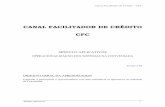 CANAL FACILITADOR DE CRÉDITO CFC · Canal Facilitador de Crédito - CFC Módulo Aplicativos ...