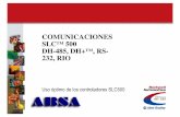 COMUNICACIONES SLC™ 500 DH-485, DH+™, RS- …docshare01.docshare.tips/files/5167/51675350.pdf · MicroLogix 1200/1500 Maestro: SLC 5/03, 5/04, 5/05, MicroLogix 1200/1500, PLC-5