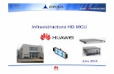 Infraestructura HD MCU - videoconferencia.datalux.esvideoconferencia.datalux.es/docs/Presentacion Huawei MCUs 090710.… · Control DTMF desde los terminales de videoconferencia ...