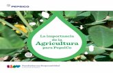 La importancia de la Agricultura - PepsiCo Iberia | … · I La importancia de la Agricultura para PepsiCo. Índice. PepsiCo en Iberia 3 Agricultura Sostenible 4 ... desde el cultivo,