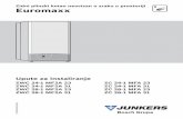 Zidni plinski kotao neovisan o zraku u prostoriji EuromaxxZWC 24,28-1 MFA... · Euromaxx Upute za instaliranje ZWC 24-1 MF2A 23 ZC 24-1 MFA 23 ZWC 24 ... Junkers (zamjena starih uređaja).