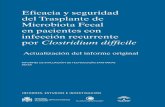 Eficacia y seguridad del trasplante de microbiota fecal … · Para la evaluación de la eficacia del TMF se seleccionaron ... garantizando así la inclusión de todos los documentos