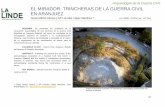 Arqueología de la Guerra Civil: EL MIRADOR: …lalindearqueologia.com/wp-content/uploads/2013/03/10 El...El Mirador: trincheras de la Guerra Civil en Aranjuez Jesús Martín Alonso