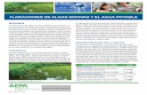 FLORACIONES DE ALGAS NOCIVAS Y EL AGUA … · agua cálida que contiene una gran cantidad de nutrientes, pueden desarrollar floraciones de algas nocivas (HAB) de ... en el agua de