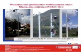 POSTES REFORZADOS CON FIBRA DE VIDRIO - … · Postes de poliéster reforzado con fibra de vidrio (P.R.F.V.) La nueva solución de la distribución eléctrica… En redes de media