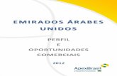 EMIRADOS ÁRABES UNIDOS - Franchising Brasil · EMIRADOS ÁRABES UNIDOS PERFIL E OPORTUNIDADES COMERCIAIS ... para Exportação de Produtos Brasileiros ... 2004 2005 2006 2007 2008