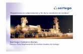 Santiago Calejero Borao. - conama.org 2014/19969… · Fosfatos orgánicos e hidrocarburos aromáticos Modificador de viscosidad Polímeros y copolimeros de oleofinas metacrilatos,