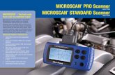 MICROSCAN PRO Scanner MICROSCAN StANdARd Scanner · MICROSCAN ® PRO Scanner MICROSCAN ® StANdARd Scanner MICROSCAN ® – the fast route from code to confident repair. With battery
