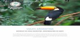 Viajes al Parque Nacional Iguazú: Observación de Aves · La fauna está compuesta por más de 400 especies de aves, siendo la más llamativa el vencejo, que ... Regresaremos en