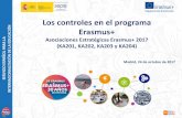 Los controles en el programa Erasmus+ … · SERVICIO ESPAÑOL PARA LA ... Los controles en el programa Erasmus+ . Asociaciones Estratégicas Erasmus+ 2017 (KA201, KA202, KA203 y