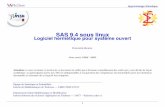 SAS 9.4 sous linux Logiciel hermétique pour système …besse/pub/saspdf.pdf · 2Introduction au logiciel SAS fessionnel, associé à des contraintes spéciﬁques, rend incontournable
