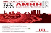 VIII Congreso AnuAl - eventos.aymon.eseventos.aymon.es/wp-content/uploads/2013/04/Folleto-AMHH-20132.pdf · elaborando un programa intenso que abarca numerosos temas de actualidad