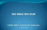 Calidad de Software - cs.uns.edu.arcs.uns.edu.ar/cacic2012/images/eii2012/cacic2012-csw-clase5-iso.pdf · habilita a una persona para funcionar ... “El conjunto de características