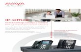 IP Office - avaya.com · Avaya IP Office es la solución perfecta actual para todas las pequeñas y medianas empresas. IP Office de Avaya es la solución perfecta para todas las pequeñas