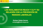 LOS REGLAMENTOS REACH Y CLP Y SU …icasst.es/archivos/documentos_contenidos/3668_6.enrique1.pdf · Reglamento 1272/2008 (CLP) ... (Artículo 2.1 2.2 2.3) Sustancias radiactivas Sustancias