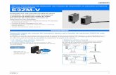 E3ZM-V - Automatizacion · El algoritmo de procesamiento proporciona rápido tiempo ... 1 juego (Ajuste del sensor) Fácil montaje y ajuste en marcos de aluminio y raíles de cintas