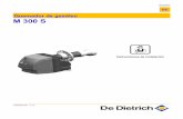 M 300 S-05J - pro.dedietrich-calefaccion.espro.dedietrich-calefaccion.es/content/download/142689/1829816/... · 1 Montaje de la brida corrediza ... • Su fijación en la caldera