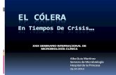 EL CÓLERA - fundacionio.orgfundacionio.org/docs/el colera en tiempos de crisis Alba Guiu... · xxix seminario internacional de microbiologÍa clÍnica ... shock hipovolÉmico cÓlicos