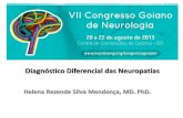Diagnóstico diferencial das Neuropatias - GO!Sites ... · 3- Vasculite não- sistêmica Sistema Nervoso Periférico . Quais as formas de Hanseníase podem se ... sensitivo motor