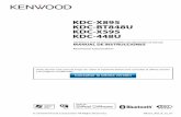 KDC-X895 KDC-BT848U KDC-X595 KDC-448U - …manual.kenwood.com/files/4dd9fd30d97e6.pdf · Funcionamiento básico de un cambiador de disco (opcional) ... Procedimiento para llamar por