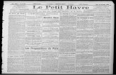 leVOTEDUSEfjSTCOMMUNIQUESOFFICIELSLADÉMUICIIEJM,WILSON ...archives.lehavre.fr/archives_municipales/LPH_1914-1919/journaux/... · Le Petit Havre —- Lundi55Décembre1916 ISM 1IOÏJMANIE